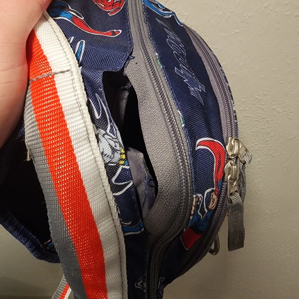 Pottery Barn Kids Superhero Backpack - Blue and Red